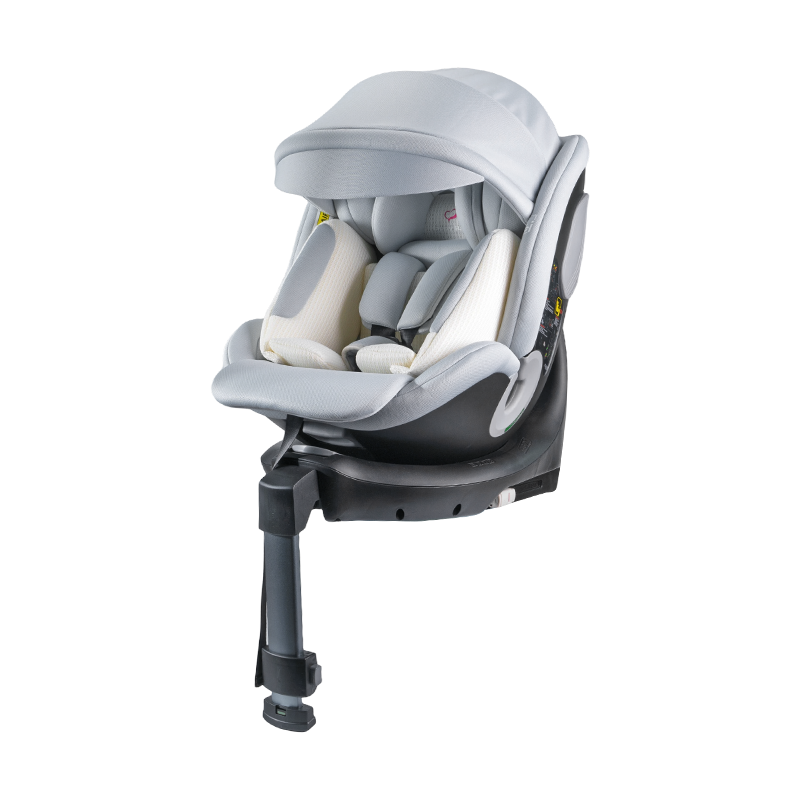 ISO FIX + stödben 360 Rotation Bakåt/Framåtvänd bilbarnstol 40-150cm